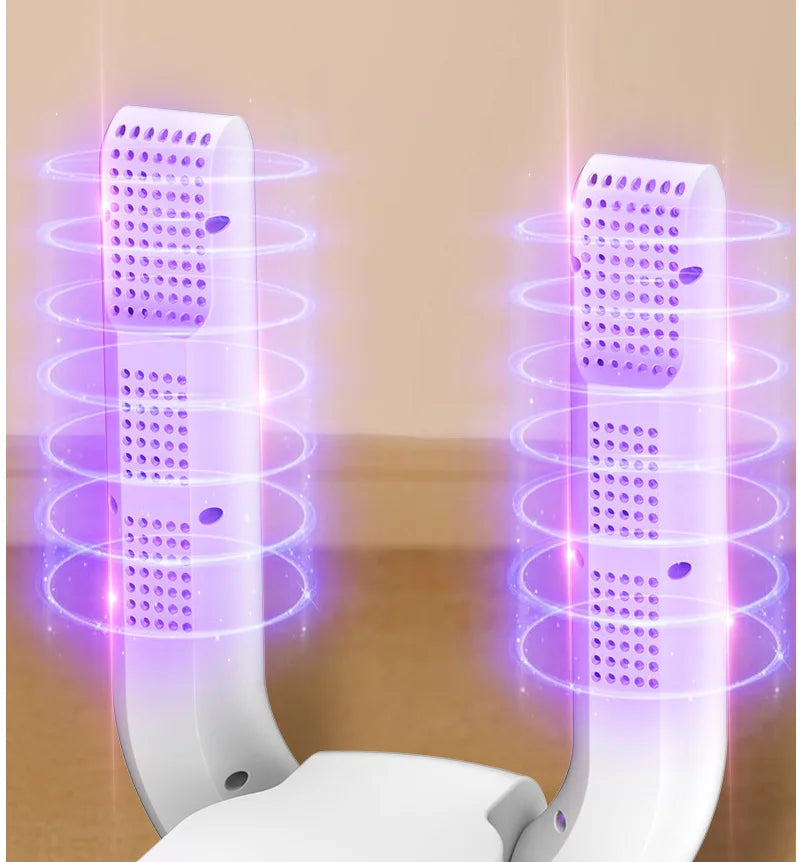 4 SHOES DRYER Shoe Dryer & Boot Dryer with Deodorizer – Shoe-Friendly Technology, Shoe Warmer with Heat Blower Fan, Dries 4 Shoes at Once and Odor Removal - Ideal for Ski Shoes, Boots, Gloves, and Hats
